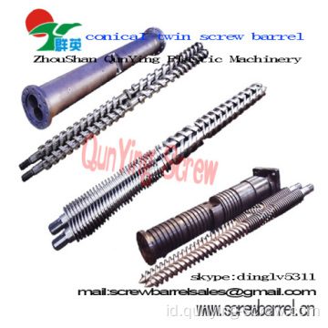 Kerucut Twin Screw dan barel untuk mesin